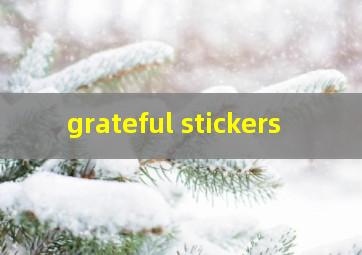  grateful stickers